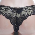 Трусики 5860 черный с золотом
