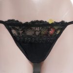 Трусики стринги 3979304 черные