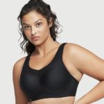 Бюстгальтер спортивный GI9066 черный Glamorise